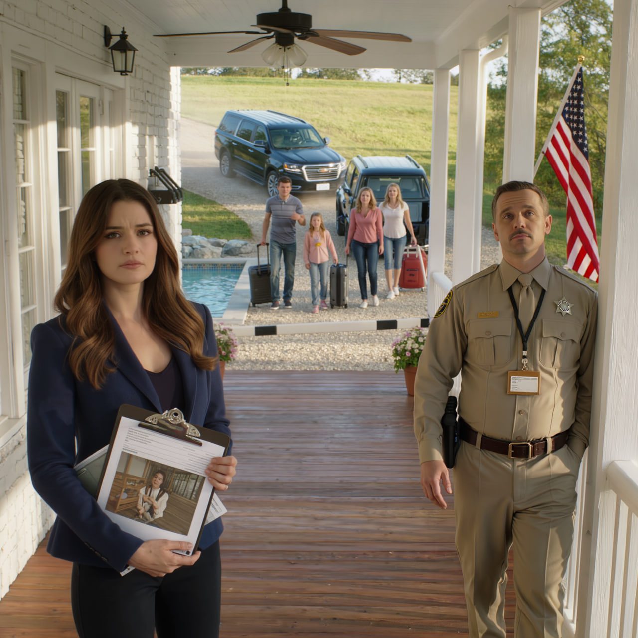 Jeg arvet bestemors gård, som søsknene mine pleide å kalle en «skraphaug» da hun levde, et sted de nektet å besøke. Da de fant ut at jeg hadde pusset den opp, ringte broren min. «Vi kommer i helgen. Tolv personer. Sørg for at bassenget er oppvarmet og at gjesterommene er klare.» Han la på før jeg rakk å svare. De kom én gang som om det alltid hadde tilhørt dem, ødela alt, og dro så. Så sa de at de ville komme tilbake den påfølgende måneden. Og da de dukket opp igjen, ble de sjokkerte. – Nyheter