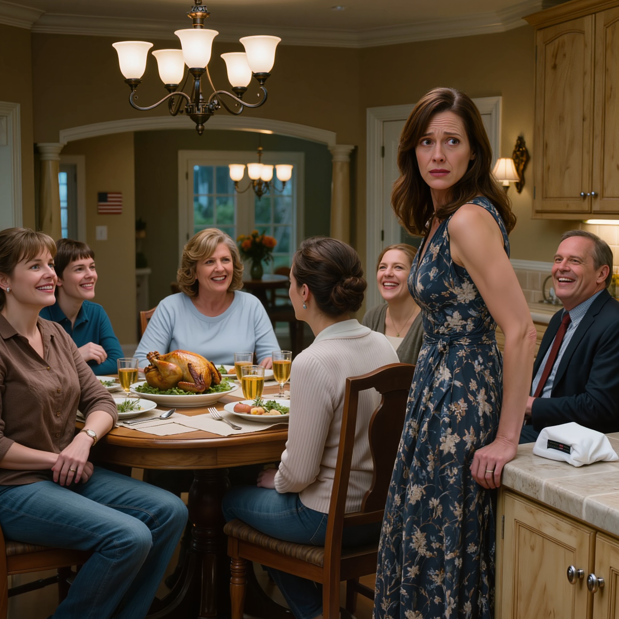 Siskoni virnisti ruokapöydän yli ja sanoi, että laite, jota olin piilotellut kaksi vuotta, oli vitsi, ettei kukaan ostaisi sitä, että minun olisi parempi pitää kiinni vakituisesta työstäni, ja koko perhe nauroi kuin olisin syntynyt viihdyttämään heitä – kunnes aamulla yritysostojen luvut tulivat julkisiksi ja ovelleni jyskyttivät samat ihmiset, jotka puhuivat äänellä, jota en ollut koskaan ennen heiltä kuullut – Uutiset