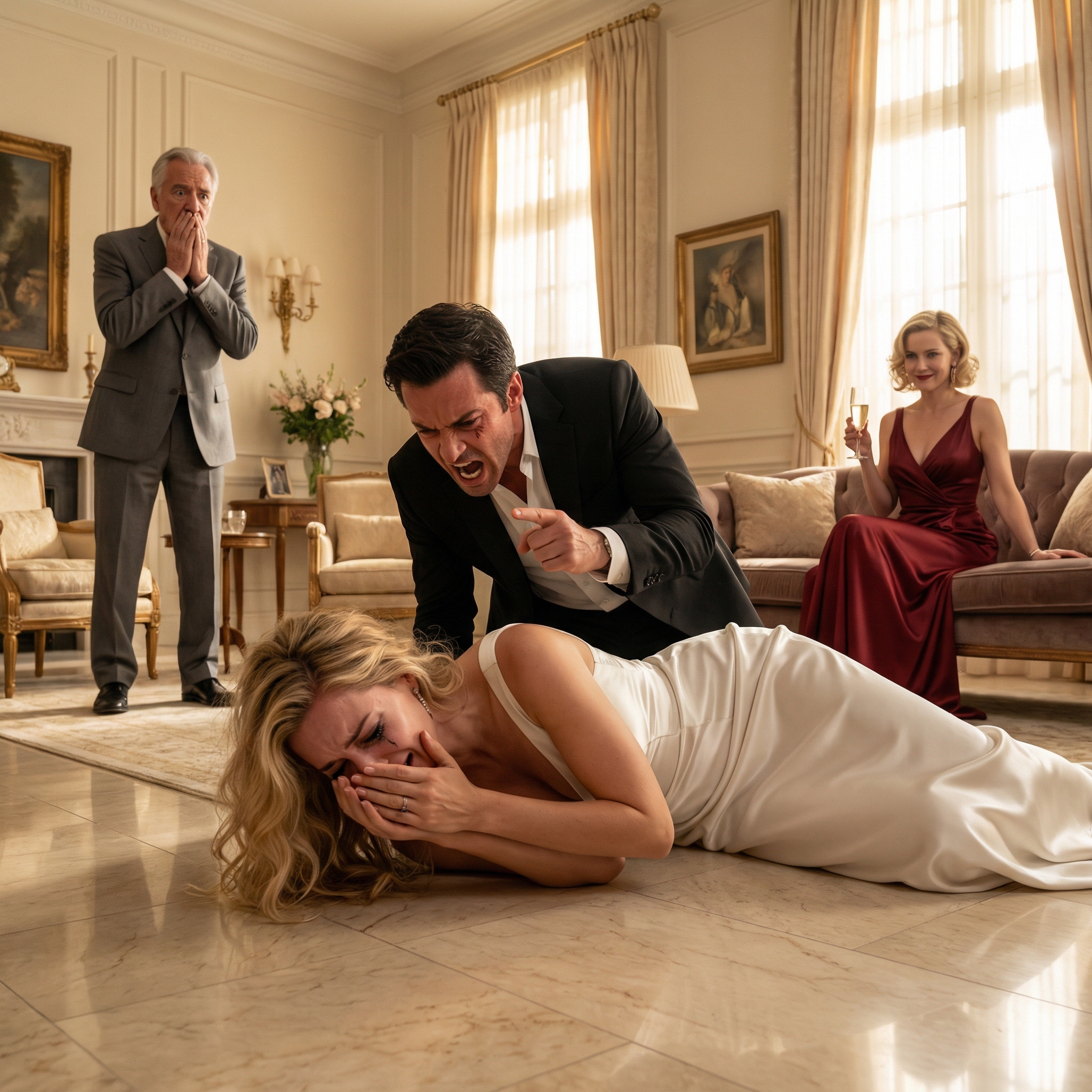 Robert Sterling ei juossut tyttärensä luo. Hän käveli.