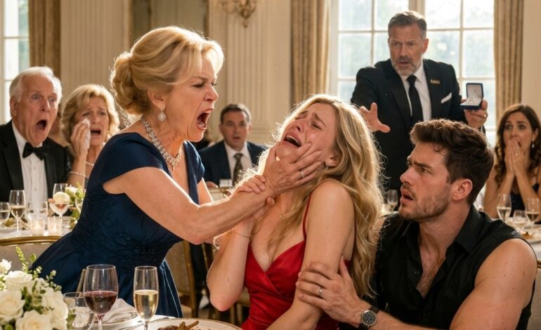 Ingen rørte seg.  Det var det merkelige. I filmer eksploderer slike scener umiddelbart – folk som roper, glass som knuses, noen som stormer ut. Men ekte sjokk kan fryse et rom kaldere enn sinne noen gang kunne. Og hver person ved det bordet var stivnet.