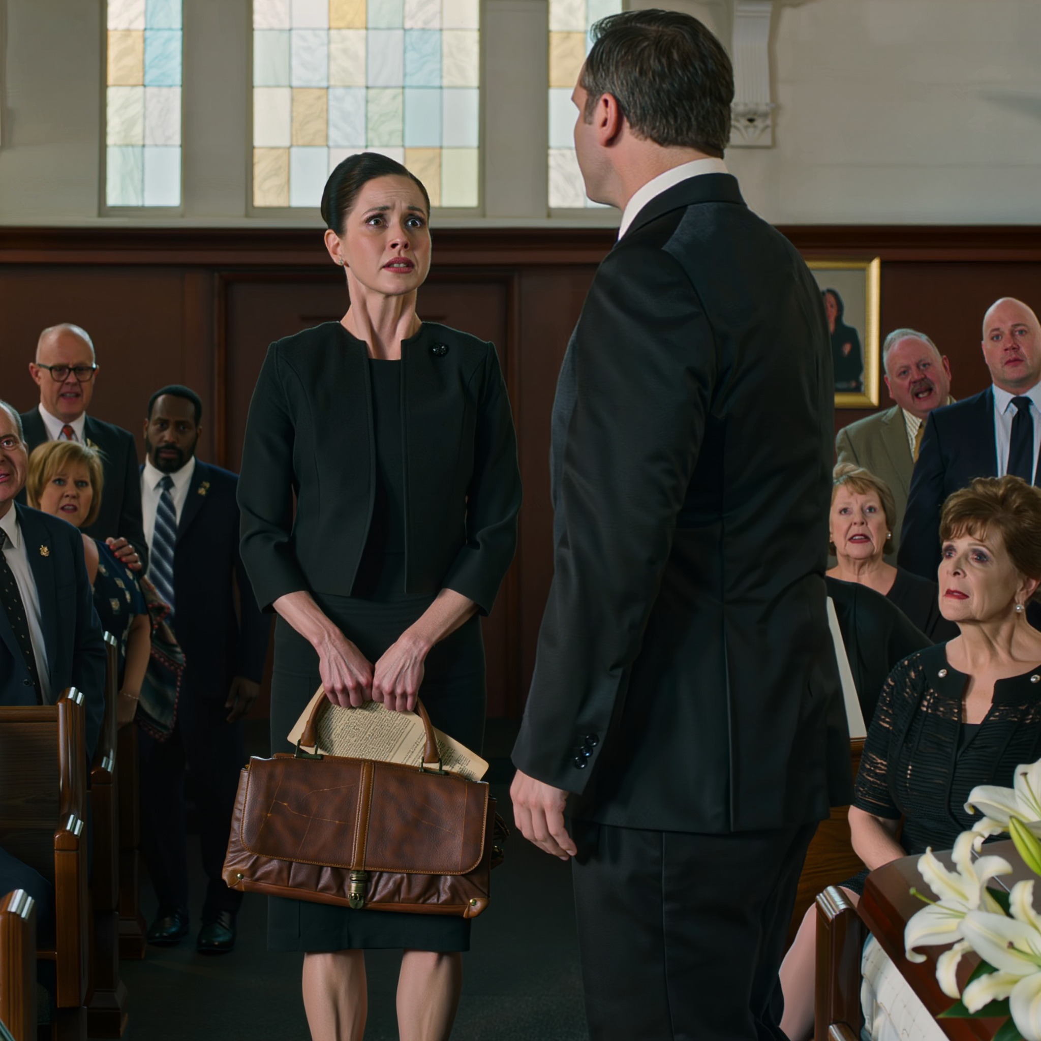 Isäni hautajaisissa veljeni seisoi neljänkymmenen sukulaisen edessä ja ilmoitti myyvänsä perheemme kotia velkojensa kattamiseksi. Äitini nyökkäsi kuin armosta, katsoi sitten suoraan minuun ja sanoi: “Isäsi ymmärtäisi. Siskosi voi löytää toisen asunnon.” Melkein murtuin siihen paikkaan – kunnes muistin paperin, jonka olin löytänyt isän lukitusta kellarilaatikosta edellisenä iltana. – Uutiset