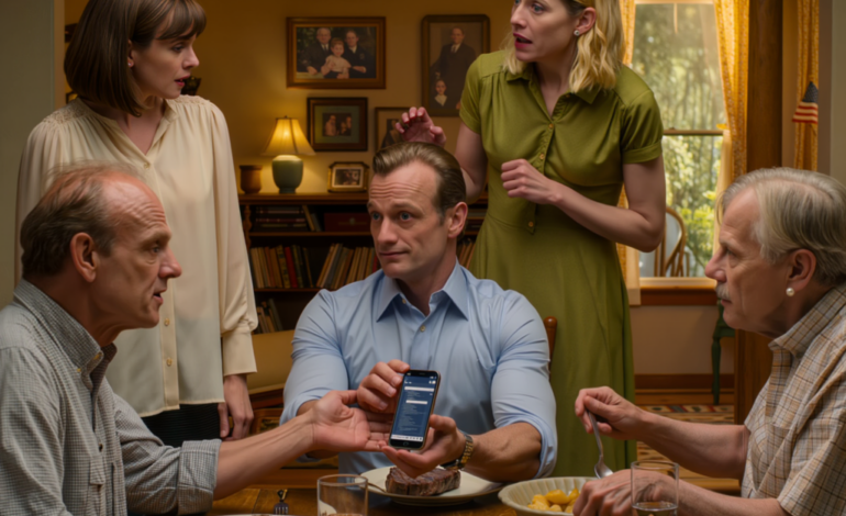 Vaimoni siskon uusi poikaystävä pilkkasi minua illallisella, ja kaikki olivat mukana. Olin hiljaa, kunnes hän mainitsi työnsä, ja sitten tartuin puhelimeeni. Sen jälkeen kukaan ei hymyillyt, kun soitin – Uutiset