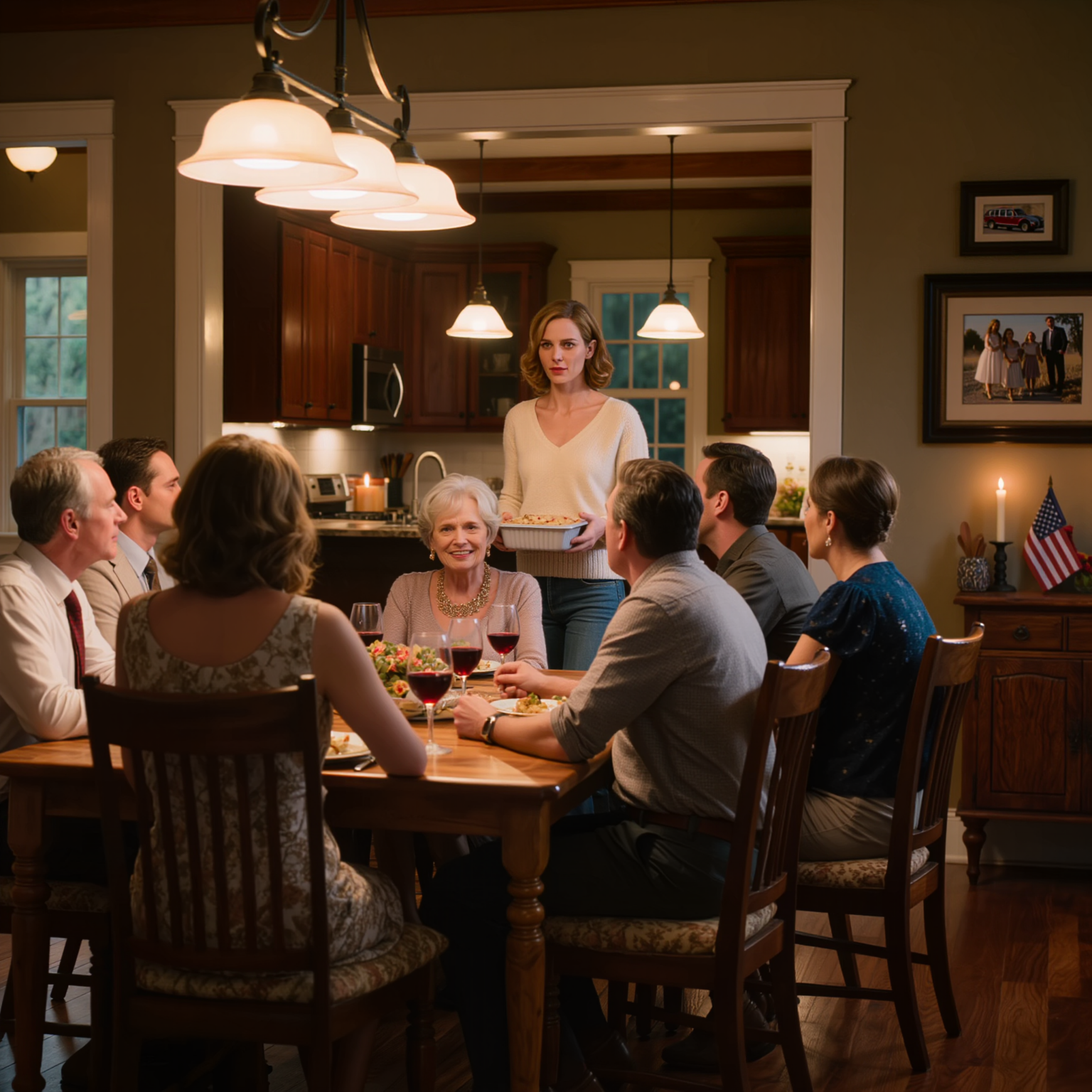 Den kvelden svigermoren min introduserte meg som «min kommende eks-svigerdatter» ved mitt eget middagsbord, trodde hun at jeg bare skulle smile og servere steken, men hun ante ikke hva jeg allerede hadde sett på mannens bærbare datamaskin eller hvor klar jeg var til å bla manuset foran alle hun hadde invitert – Nyheter