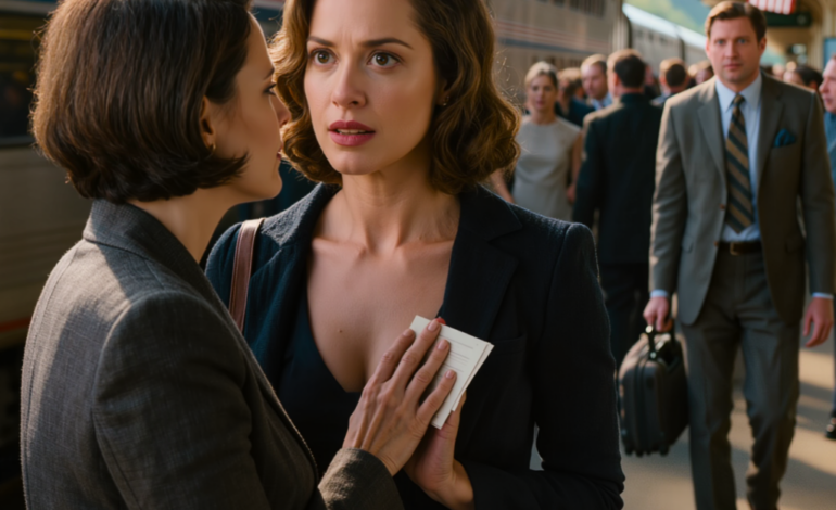 Junassa matkallamme vuosipäivälomaan tuntematon mies tuijotti miestäni kahdeksan tuntia putkeen… ja kun hän viimein liikkui, hän sujautti käteeni ryppyisen viestin, joka muutti täydellisen avioliittomme rikospaikaksi mielessäni.