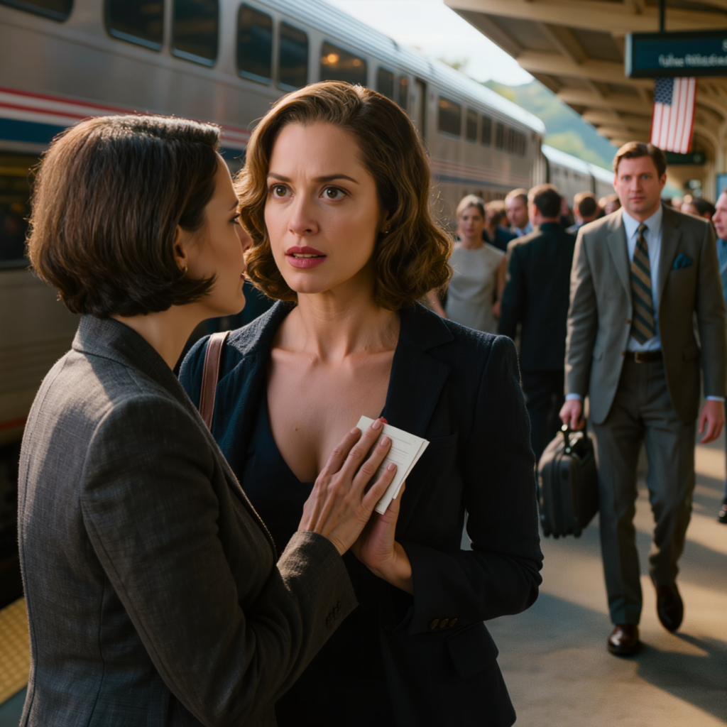 Junassa matkallamme vuosipäivälomaan tuntematon mies tuijotti miestäni kahdeksan tuntia putkeen… ja kun hän viimein liikkui, hän sujautti käteeni ryppyisen viestin, joka muutti täydellisen avioliittomme rikospaikaksi mielessäni.