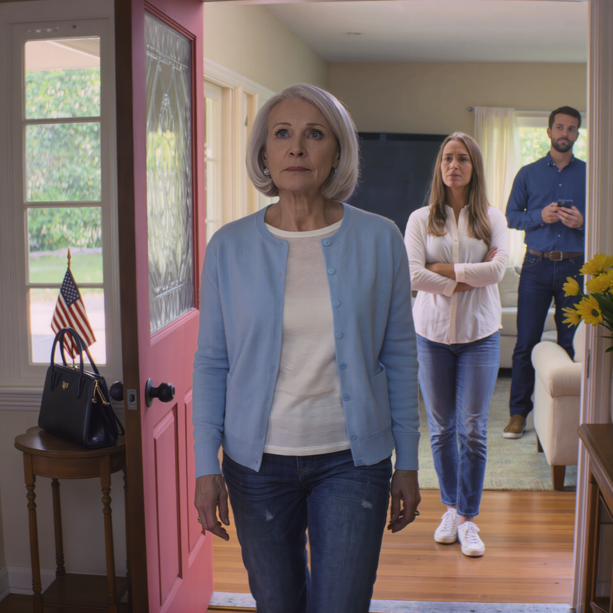 Muutin kaikki pankkitietoni ja siirsin eläkemaksuni uudelle kortille. Tyttäreni ja vävyni istuivat jo kotona odottamassa, kasvot vihasta punastuneina. “Tiedätkö mitä juuri teit, hän melkein pyörtyi siinä pankkiautomaatissa?!” tyttäreni sanoi purren hampaansa. Hymyilin hieman ja vastasin vain yhdellä lauseella. Sillä hetkellä kaikki muuttui. – Uutiset