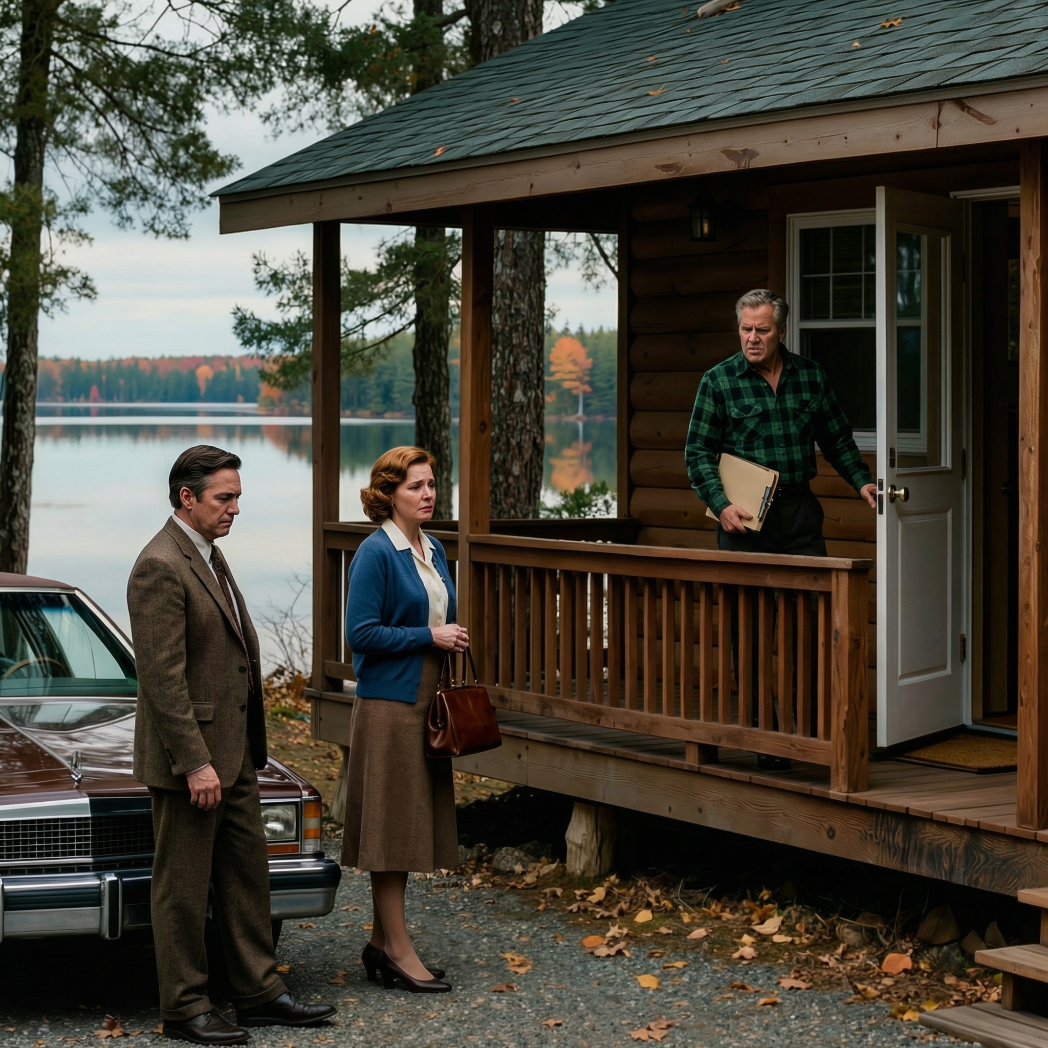 „Moja synowa powiedziała: »Jeśli masz z tym problem, sprzedaj chatkę i wracaj do Chicago« – a potem wysłała rodziców, żeby przejęli domek nad jeziorem, na który zarabiałem 37 lat. Myślała, że ​​jak zawsze się poddam. Ale zanim ich wynajęty samochód wjechał na mój żwirowy podjazd, miałem już włączone kamery, prawnika na etacie i jeden folder gotowy dokładnie na tę chwilę”.