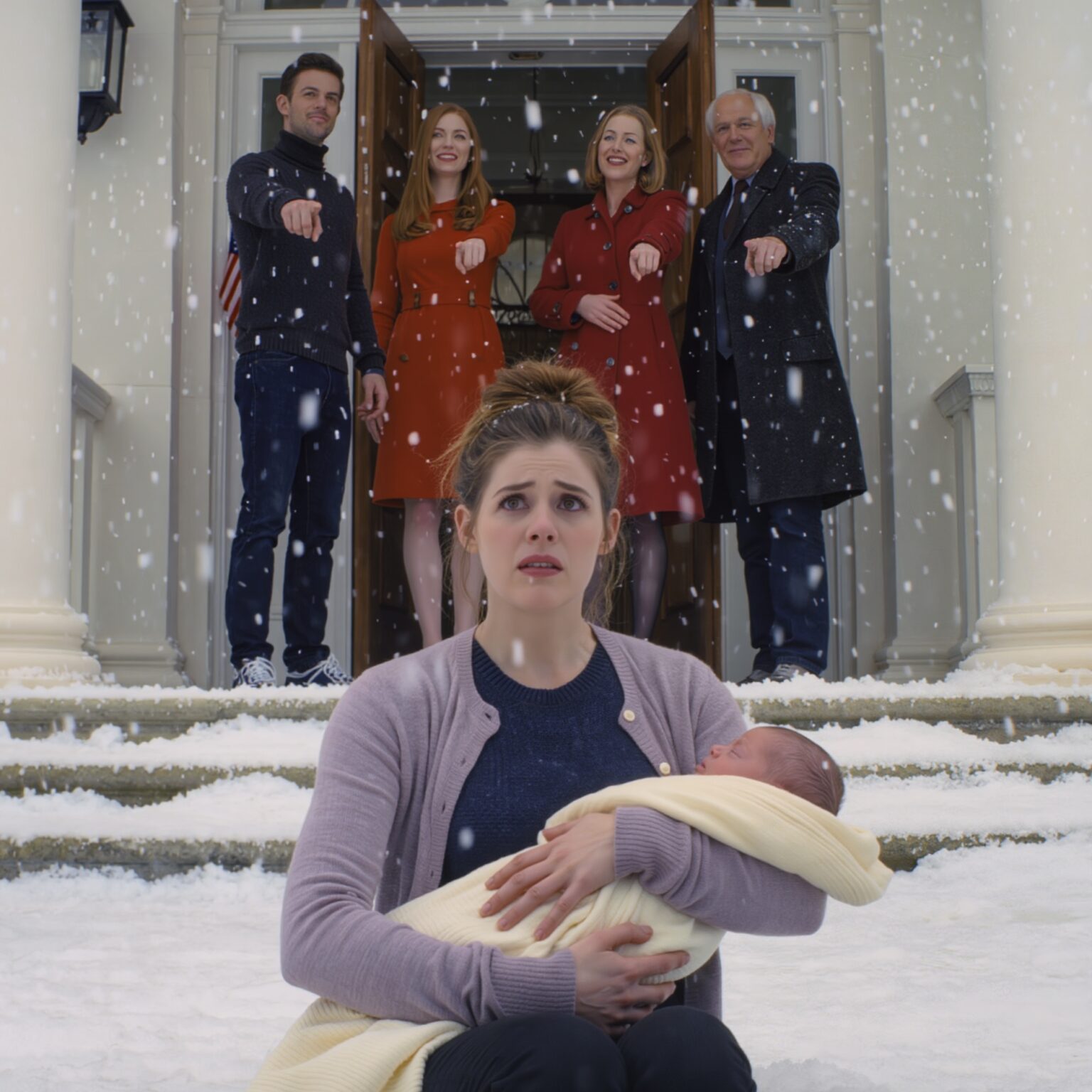 Appivanhempani ja mieheni pakottivat minut ja vauvani lähtemään kotoa keskellä lumisadetta suojellakseen vauvan uutta rakastajattaria tietämättäni, että olin juuri perinyt 2,3 miljardia dollaria isoisältäni – ja 24 tunnin sisällä käänsin heidän elämänsä täysin ylösalaisin. – Uutiset