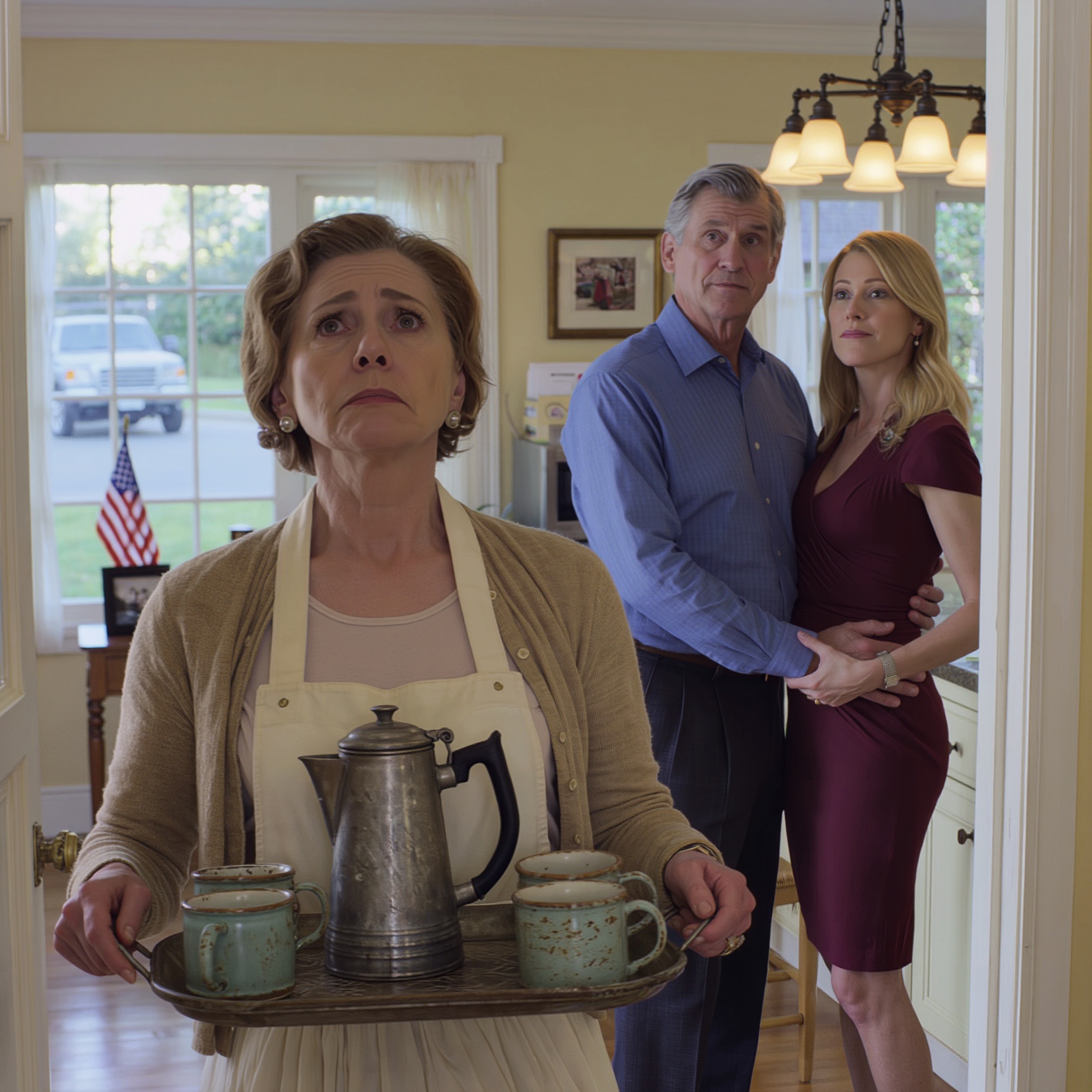 En koskaan kertonut miehelleni kahden miljoonan dollarin perinnöstäni. Hän kohteli minua kuin palvelijaa – vaati illallista ajoissa, kritisoi minua ja kontrolloi jokaista sanaani. Kestin sitä hiljaa 15 vuotta. Sitten eräänä päivänä hän röyhkeästi toi nuoren rakastajattarensa kotiimme ja käski minua venyttelemättä keittämään kahvia ja siivoamaan kuin mitään ei olisi tapahtunut. Hymyilin vain, nappasin laukkuni, kävelin ulos… ja soitin sille ainoalle henkilölle, joka oli jättänyt heidät molemmat ällistyneiksi. – Uutiset