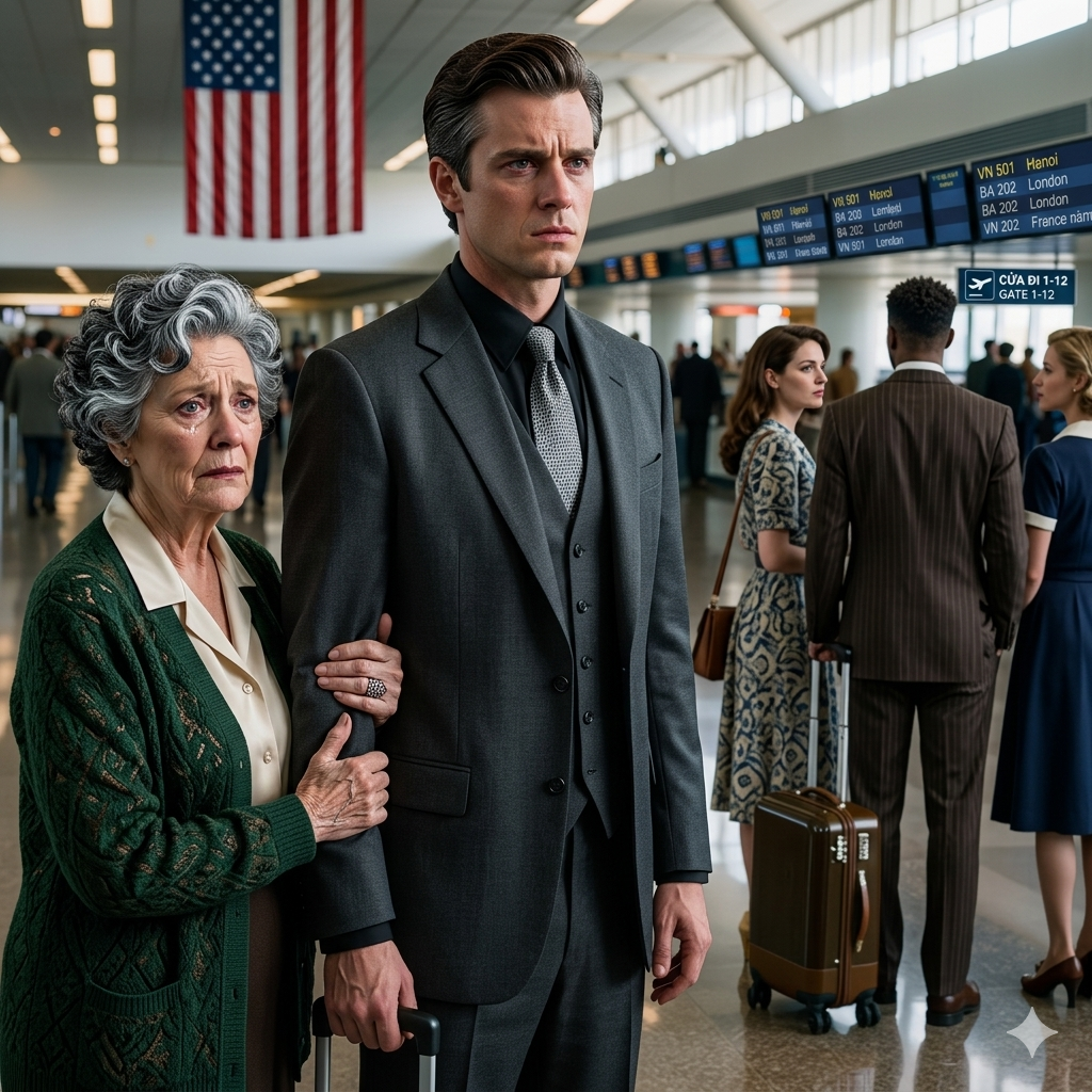 Moja babcia wydała 30 000 dolarów, żeby dołączyć do naszej rodzinnej podróży po Europie. Ale na lotnisku tata powiedział: „Zapomniałem twojego biletu – po prostu wracaj do domu”. Sposób, w jaki wszyscy unikali jej wzroku, powiedział mi, że to nie był wypadek. Zostałem z nią. Trzy tygodnie później moi rodzice wrócili – i cała rodzina zamarła, jakby wstrzymywała oddech, kiedy zobaczyli mnie stojącego obok mężczyzny. Bo…