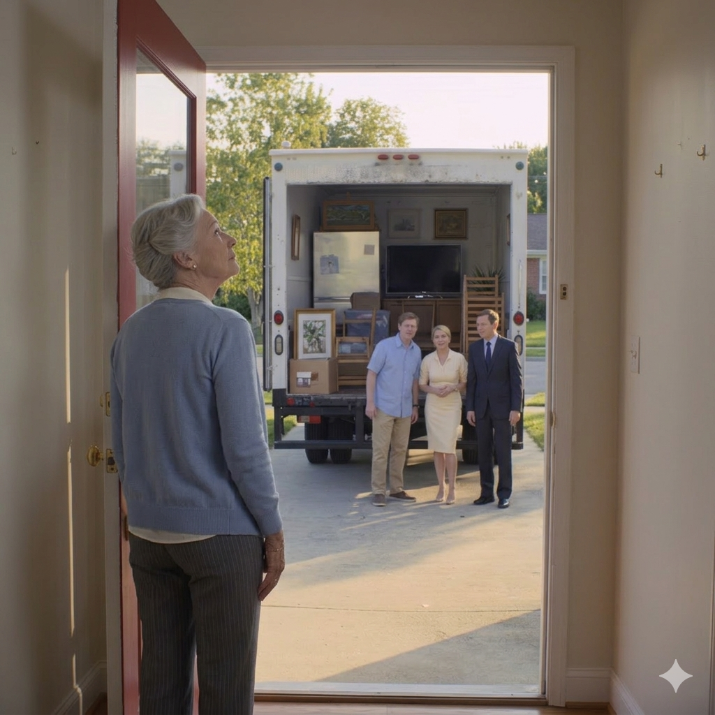 W wieku siedemdziesięciu trzech lat patrzyłem, jak mój syn i jego żona ogołocili mój dom z rzeczy, które miały być ich „domem marzeń”, jakbym już odszedł — ale gdy dotarli do bramy, coś sprawiło, że wcisnęli hamulce i zamarli – Wiadomości