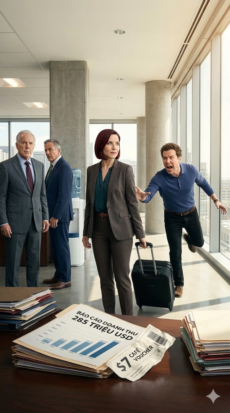 Po 90-godzinnych tygodniach pracy i rekordowym kwartale wartym 285 milionów dolarów, mój dyrektor wręczył mi bon na kawiarnię o wartości 7 dolarów i powiedział: „Wielkie rzeczy przychodzą do tych, którzy się starają”. Uśmiechnąłem się. „Masz absolutną rację”. Następnie wysłałem e-mail z rezygnacją do kadry kierowniczej – a to, co wydarzyło się później, zszokowało całe biuro.