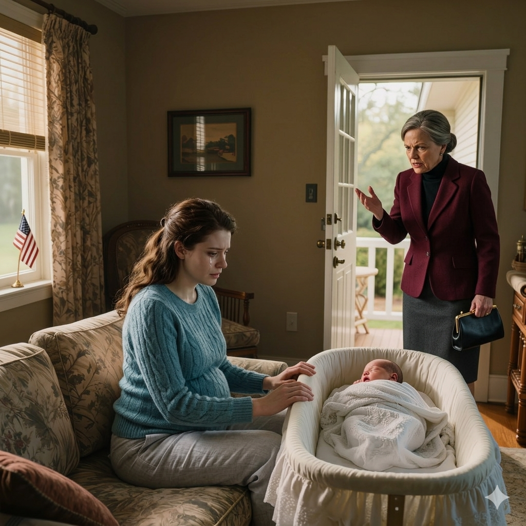 Zaledwie kilka godzin po tym, jak urodziłam sama, moja mama napisała mi SMS-a: „Dzieci twojej siostry liczą na nowe telefony, wyślij 2000 dolarów”. Nie odpowiedziałam, a tydzień później, kiedy dopiero co przywiozłam dziecko do domu w Columbus w stanie Ohio, użyła starego klucza, weszła prosto do środka i krzyknęła: „Jak mogłaś to zrobić?”. W tym momencie wiedziałam, że tym razem posunęła się za daleko, nie tylko z powodu pieniędzy, ale także ze względu na sposób, w jaki stanęła na środku mojego salonu, jakbym nadal była rodzinnym portfelem z pulsem, a noworodek śpiący w kołysce obok sofy był tylko drobnym szczegółem.