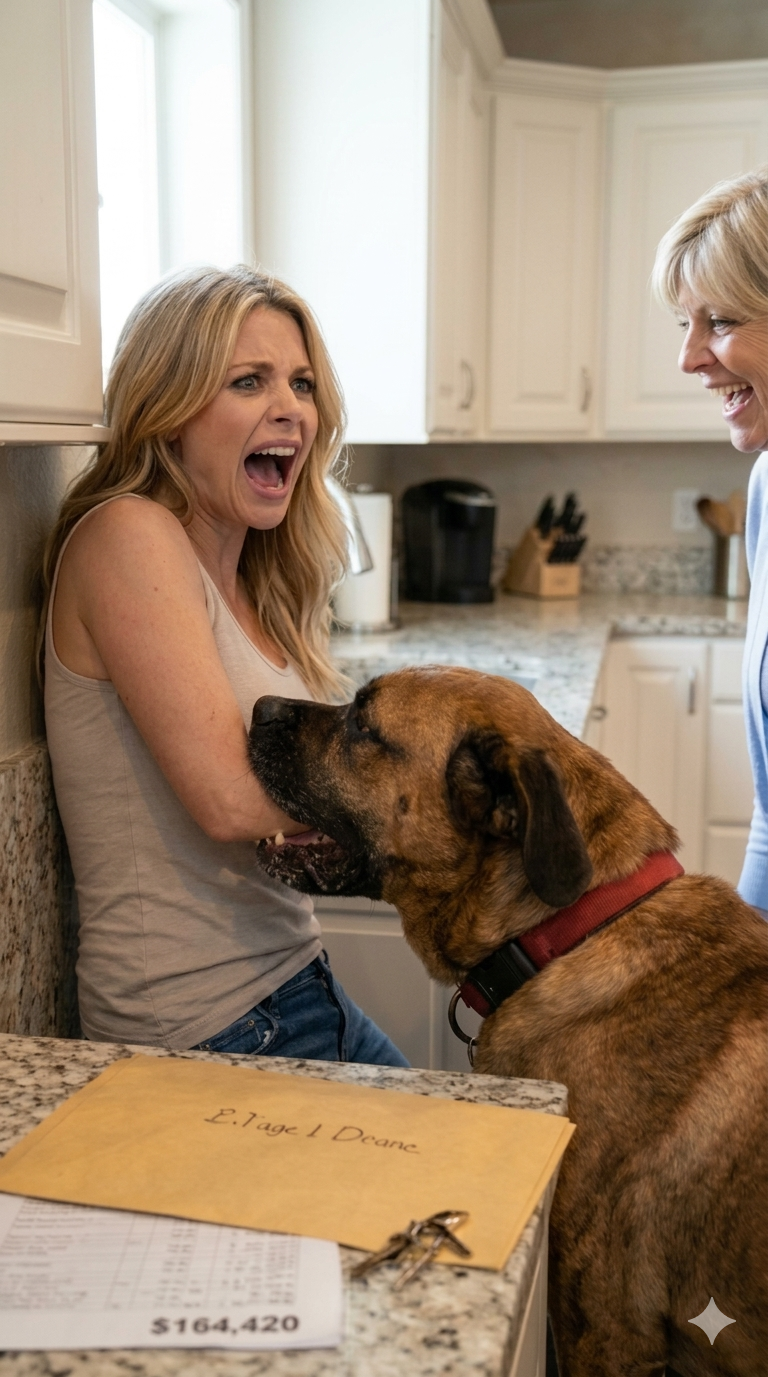 „Moja teściowa uśmiechnęła się krzywo, gdy jej pies wbił mi zęby w ramię, a kiedy zadzwoniłam do męża po pomoc, chłodno powiedział: »Jedź sama do szpitala«. I tak zrobiłam. Ale przed wschodem słońca posłałam im niespodziankę, która przerodziła ich chciwość w panikę”.