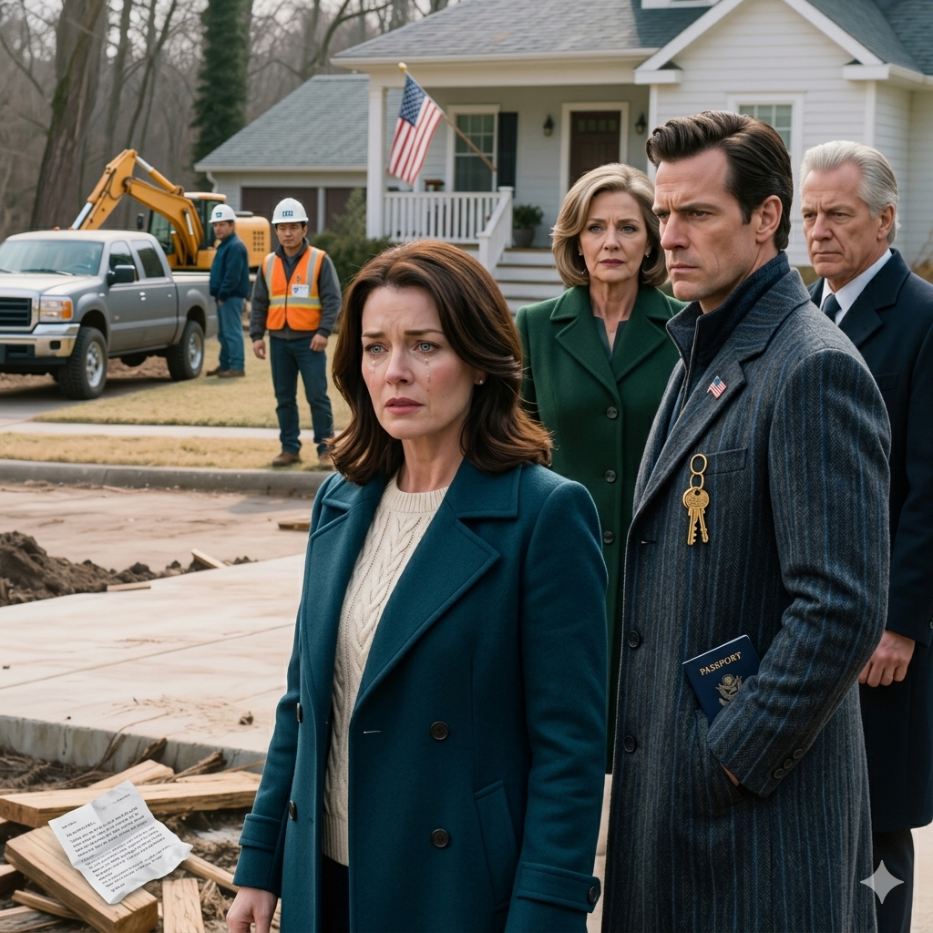 Mój mąż zadzwonił do mnie i powiedział: „Oczyściłem dom twoich rodziców”. Zaśmiałam się, bo ten dom był…