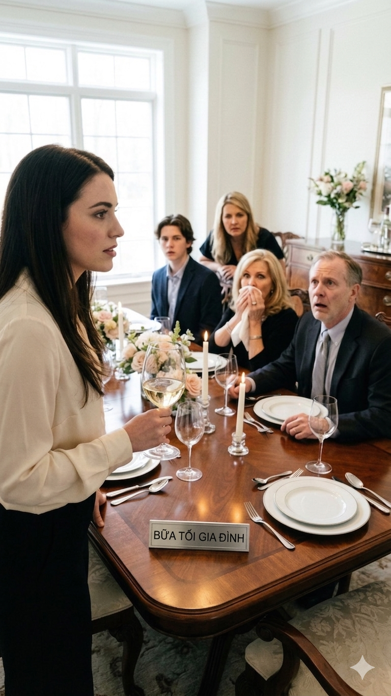 Mama roześmiała się i powiedziała: „Nie jesteś częścią tej rodziny”. Uniosłam kieliszek i odpowiedziałam: „Doskonale. To nie proś o pieniądze”. Jej mina zrzedła. Tata wyglądał na oszołomionego. W pokoju zapadła głucha cisza…