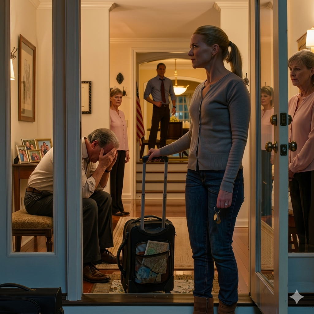 Moi rodzice powiedzieli: „Najlepszym prezentem na ślub brata jest danie mu trochę przestrzeni”. Nie błagałam. Po prostu spakowałam rzeczy, wzięłam klucze i wyszłam. Drzwi zamknęły się za mną niczym kropka. Nadszedł dzień ślubu… i cisza, którą zostawiłam za sobą, nie trwała długo. Jeden spokojny spacer na podjazd przerodził się w ciąg decyzji, które zmieniły cały dzień, bez ani jednego podniesionego głosu.