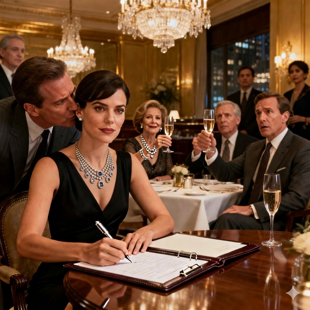 Nigdy nie poprawiałam rodziny męża, gdy zakładali, że wyszłam za niego dla pieniędzy. Za plecami wciąż nazywają mnie „kopytką złota”. Dlatego kiedy zażądali umowy poślubnej przed naszą piątą rocznicą – aby chronić „swoje” 10-milionowe aktywa – podpisałam bez czytania. Zorganizowali uroczystą kolację i mieli właśnie wznieść toast, gdy mój prawnik szepnął coś o moim funduszu w wysokości 312 milionów dolarów. – Wiadomości