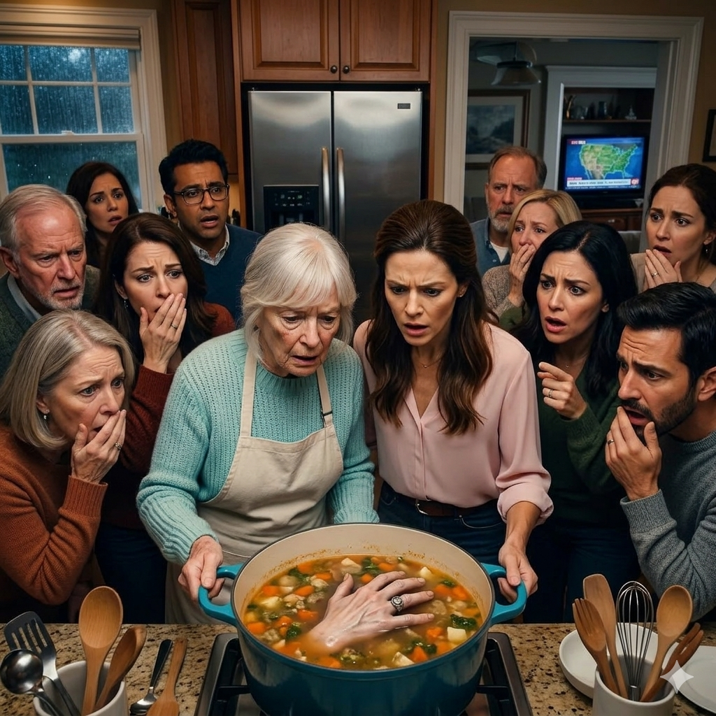While I was stirring a pot of soup for the whole family, my daughter-in-law came closer and said, “Who told you to cook like that?” My son kept his eyes glued to the TV, pretending he didn’t see anything. A few minutes later, a loud noise came from the kitchen. And from that very moment, everything in this house began to be rearranged.