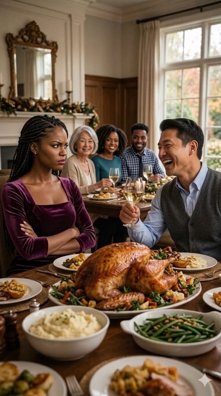 „Moja była żona była prawniczką… moja nowa żona jest pokojówką” – zażartował mój mąż, śmiejąc się z siedemnastoma osobami w Święto Dziękczynienia. Uśmiechnęłam się, wstałam i wykonałam jeden cichy telefon. Kiedy spojrzałam na niego i powiedziałam: „Właśnie rozmawiałam z twoim prawnikiem”, w całym pomieszczeniu zapadła głucha cisza.