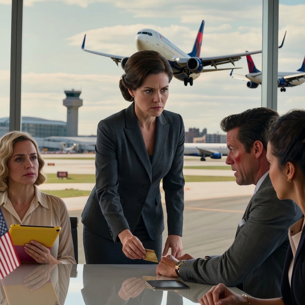 Po 10 latach pracy na trasach, które podtrzymywały Morrison Aviation przy życiu, zostałem zwolniony przez syna prezesa, ponieważ jego dziewczyna, influencerka, chciała mojej pracy. Przesunąłem swoją odznakę po stole i powiedziałem: „Masz 30 minut”. Zanim dotarłem do baru, gdzie czekała na mnie szarlotka, ekrany migały na czerwono, a założyciel firmy dzwonił z sali operacyjnej, błagając mnie, żebym uratował to, co jego syn przegrał w kasynie.