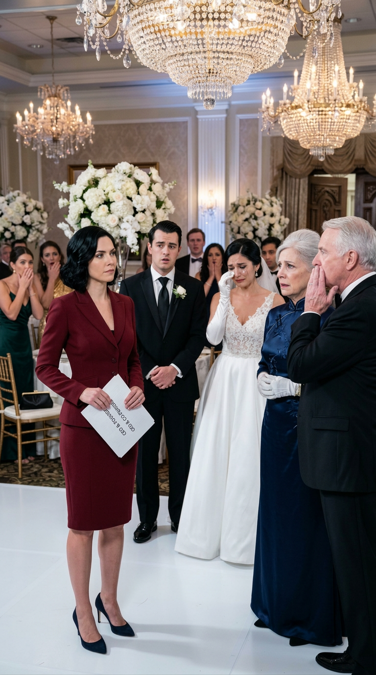 Na ślubie mojej siostry rodzina pana młodego patrzyła na mnie z góry, jakbym był nikim. „Ludzie tacy jak ona powinni znać swoje miejsce” – zadrwił jego ojciec, dumnie przechwalając się swoją władzą w wielkiej korporacji. Nic nie powiedziałem – bo nikt z nich nie wiedział, że jestem właścicielem tej korporacji. Śmiali się ze mnie publicznie… ale zanim wieczór dobiegł końca, ktoś straciłby o wiele więcej niż tylko dumę.