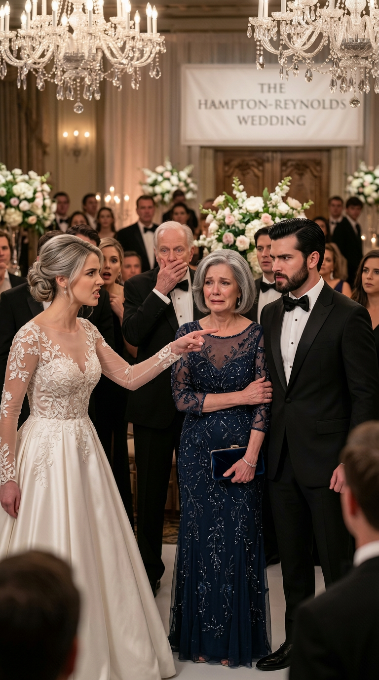 Zapłaciłem za ślub mojego syna w Bostonie do ostatniej świeczki, a jego nowa żona wskazała na mnie i zażartowała do swoich bogatych krewnych: „To ta nachalna teściowa, z którą utknęliśmy”, po czym wszyscy się śmiali… aż twarz jej ojca zbladła i wyszeptał: „To niemożliwe… ty…”