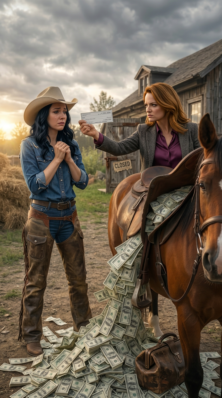Moja siostra zmusiła mnie do przyjęcia starego domu i konia w spadku, a sama wzięła całe 125 tysięcy dolarów z testamentu naszego taty, mimo że nigdy nie raczyła go odwiedzić w szpitalu. Ale pod siodłem konia znalazłem ogromną niespodziankę od taty, która wszystko zmieniła…