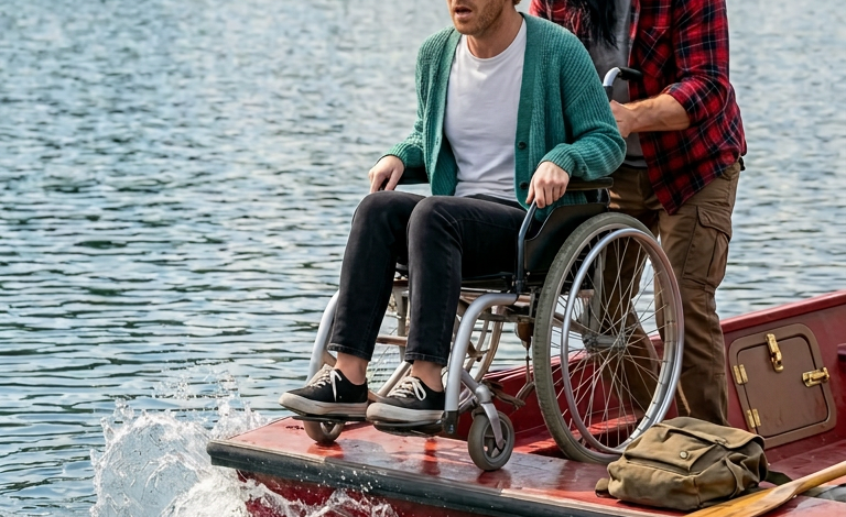 Po wypadku samochodowym, który przykuł mnie do wózka inwalidzkiego, mój mąż wkrótce zasugerował rozwód. Niespodziewanie zaproponował wycieczkę nad słynne jezioro. Zachwycona, zgodziłam się. Gdy dotarliśmy na środek jeziora, roześmiał się i powiedział: „Dzięki za 600 tysięcy dolarów z ubezpieczenia, życzę bezpiecznej podróży do piekła”, po czym wepchnął mój wózek do wody. Ale następnego dnia odebrał telefon.