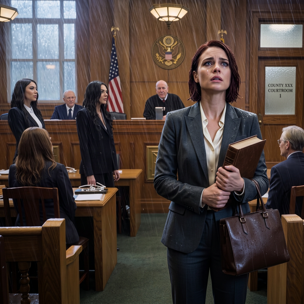 Padało od wschodu słońca – od deszczu, który sprawiał, że chodnik lśnił jak lustro, a całe miasto cuchnęło mokrym betonem i zimnym metalem. Wchodząc po schodach sądu, miałem ciężki płaszcz i wilgotne włosy. Nawet teczka pod pachą była przemoczona, a ciemne plamy rozlewały się po twardej oprawie niczym siniaki.