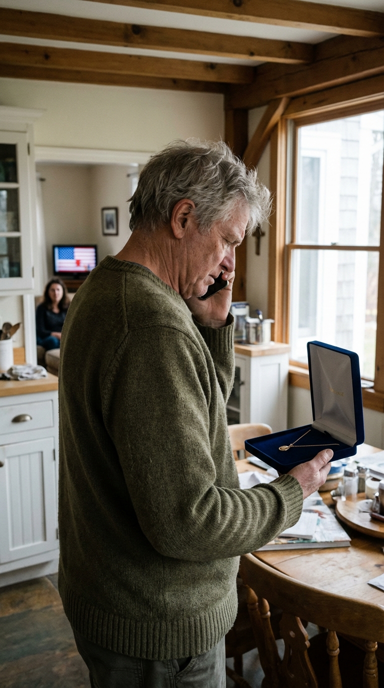 Az „aranygyermek” lányom eladta elhunyt feleségem nyakláncát, hogy kifizesse a nyaralását – egészen addig, amíg fel nem hívtak… A nyaklánc volt az egyetlen dolog, ami megmaradt tőle. Amikor nem találtam, a lányom végül bevallotta: „Eladtam. Szükségem volt a pénzre a nyaralásra.” Felhívtam a zálogházat, abban a reményben, hogy vissza tudom vásárolni. A vonal túlsó végén lévő férfi néhány másodpercig hallgatott, majd azt mondta: „Uram… ez egy kicsit szokatlan. Jöjjön el hozzánk. Amikor kinyitottuk a medál nyitható részét, találtunk valamit, amit látnia kell.” Azt sem tudtam, hogy nyitható. – Hírek