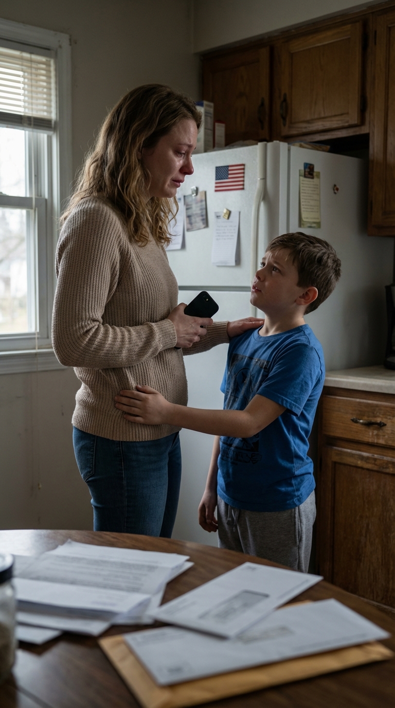 A férjem elment valaki mással, és 20 000 dollárral adósított meg. Aztán a 10 éves fiam megpróbált megnyugtatni, és azt mondta: „Jól van, anya… Elintéztem.” Három nappal később pánikba esve felhívott – és rájöttem, hogy valami komolyan nincs rendben… – Hírek