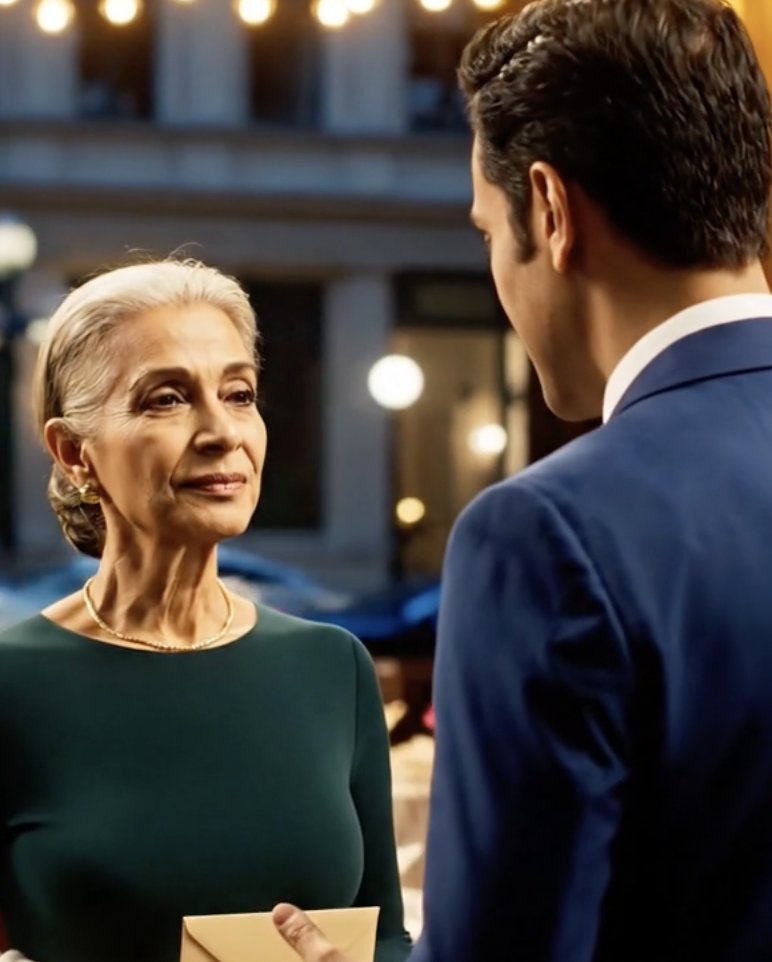 Na ślubie mojego syna warknął: „Mamo, odejdź natychmiast. Moja żona cię tu nie chce”. Wyszłam bez słowa. Następnego ranka zadzwonił ponownie: „Mamo… potrzebuję akt domu”. Zawahałam się, a potem odpowiedziałam czterema słowami, których nigdy nie zapomni…