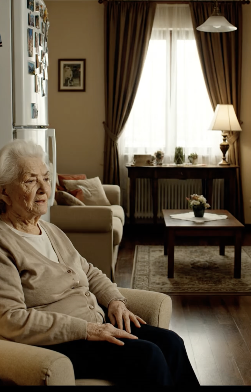 Moja córka znalazła mnie siedzącą w ciemności i szepnęła: „Mamo, czemu nie ma jedzenia? Dostajesz 10 000 dolarów miesięcznie”. Wtedy moja synowa uśmiechnęła się krzywo. „Kontroluję każdego dolara, którego dostaje”. Moja córka powoli zdjęła kolczyki… I wtedy wszystko się zmieniło.