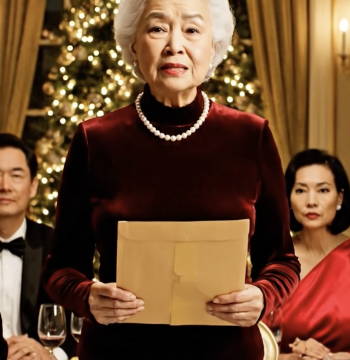 W noc Bożego Narodzenia mój syn oznajmił, że „nie jestem już częścią rodziny” – spokojnie podałam mu kopertę, a w chwili, gdy ją otworzyli, cały dom eksplodował ze zdziwienia