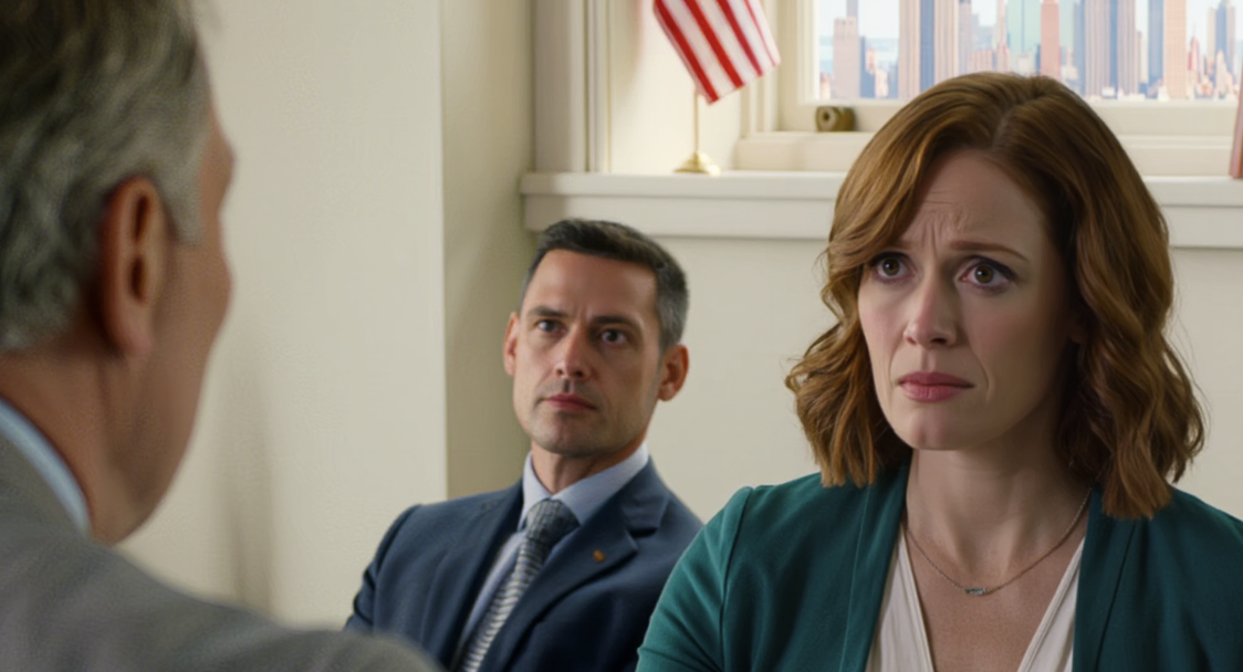 Mój mąż powiedział: „Nie jesteśmy już mężem i żoną” i chce ze sobą skończyć. Dał mi jedną opcję: mogę rozmawiać tylko z jego prawnikiem – więc poszłam się z nim spotkać. Weszłam, zachowałam spokój i powiedziałam: „Tak, jestem jego żoną”. I w tym momencie… ręce prawnika zaczęły się trząść.