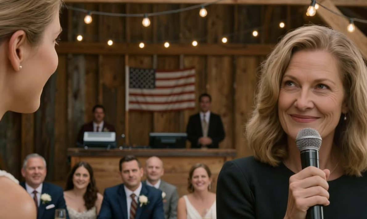 Na moim ślubie moi rodzice byli ubrani w czarne żałobne stroje. Mama wzięła mikrofon: „Zostaniemy tutaj, dopóki nie przepiszesz domu na swoją siostrę!” – zaśmiała się moja siostra. Mój mąż spokojnie wstał i wskazał na ekran. To, co na nim błysnęło, sprawiło, że uciekli z sali.