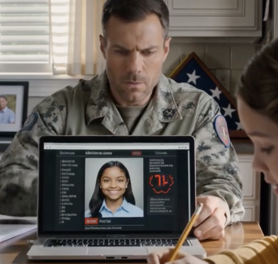 Moja szwagierka zamieściła link do aukcji z napisem „Sprzedam dziecko wojskowego – wyszkolone przez ojca z Navy SEALs”, a kiedy go otworzyłam, uśmiechająca się do mnie dziewczynka była moją ośmioletnią córką, aktualna oferta wynosiła już 2,4 miliona dolarów, a zegar pokazywał, że ktokolwiek ją kupi, przyjdzie po nią za mniej niż sześć godzin