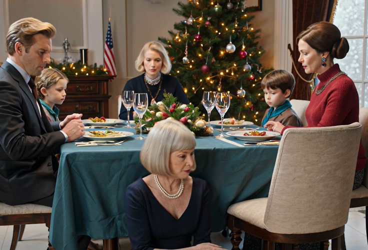 Sønnen min stoppet meg ved julebordet: «Denne stolen tilhører svigermoren min, flytt deg.» – Nyheter