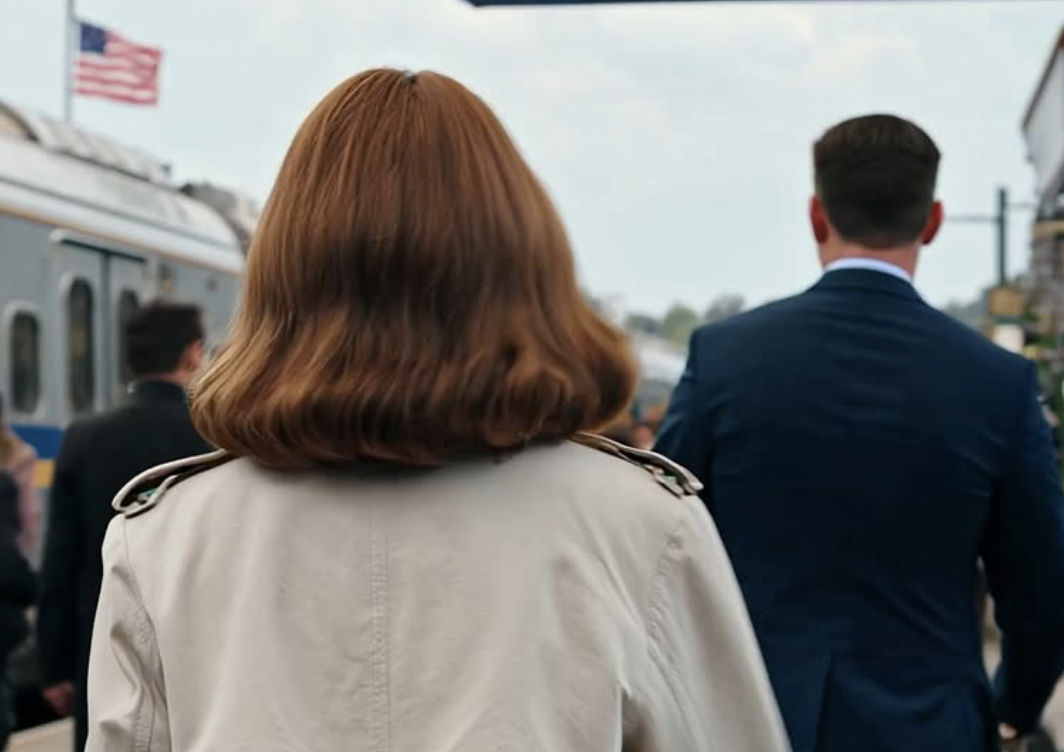 W pociągu, jadąc na naszą rocznicową wycieczkę, obca osoba gapiła się na mojego męża przez osiem godzin bez przerwy… a kiedy w końcu się ruszyła, wsunęła mi do ręki zmiętą notatkę, która w mojej głowie zamieniła nasze idealne małżeństwo w scenę zbrodni