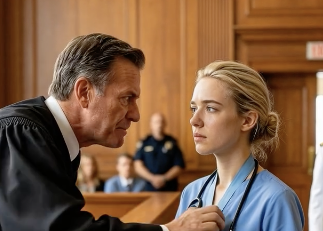 “Zabierz stąd ten medal, suko” – warknął sędzia na pielęgniarkę, po czym do sali wszedł admirał Navy SEAL i na sali zapadła cisza.