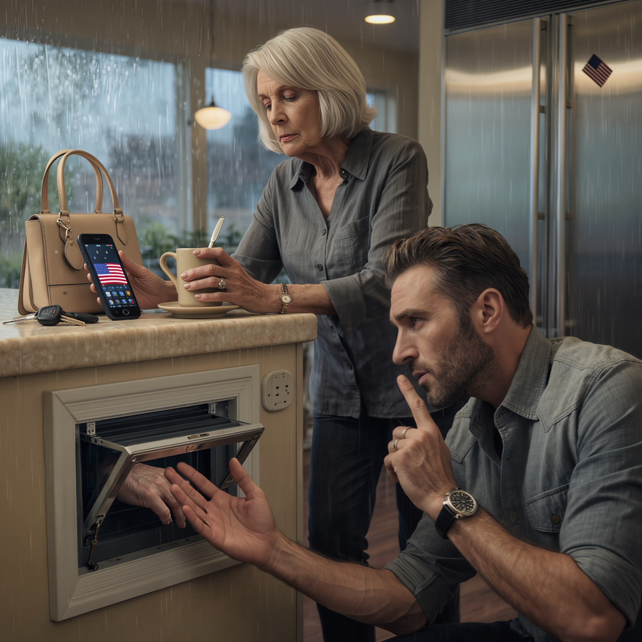 Under en rutinemessig baderomsreparasjon ble rørleggeren blek, grep tak i håndleddet mitt og dro meg ut av gangen. «Pakk tingene dine og få barna dine ut», hvisket han. «Akkurat nå. Ikke la noen finne det ut.» Jeg humret en gang fordi det hørtes latterlig ut, helt til jeg så hånden hans skjelve. «Hva fant du?» spurte jeg. Han svelget og berørte kjellerdøren som om den stirret tilbake på meg. «Den er der nede», sa han. «Og du bør ikke vite det.» Så hørte jeg en svak lyd nedenfra som ikke så ut til å høre hjemme i et tomt hus. – Nyheter