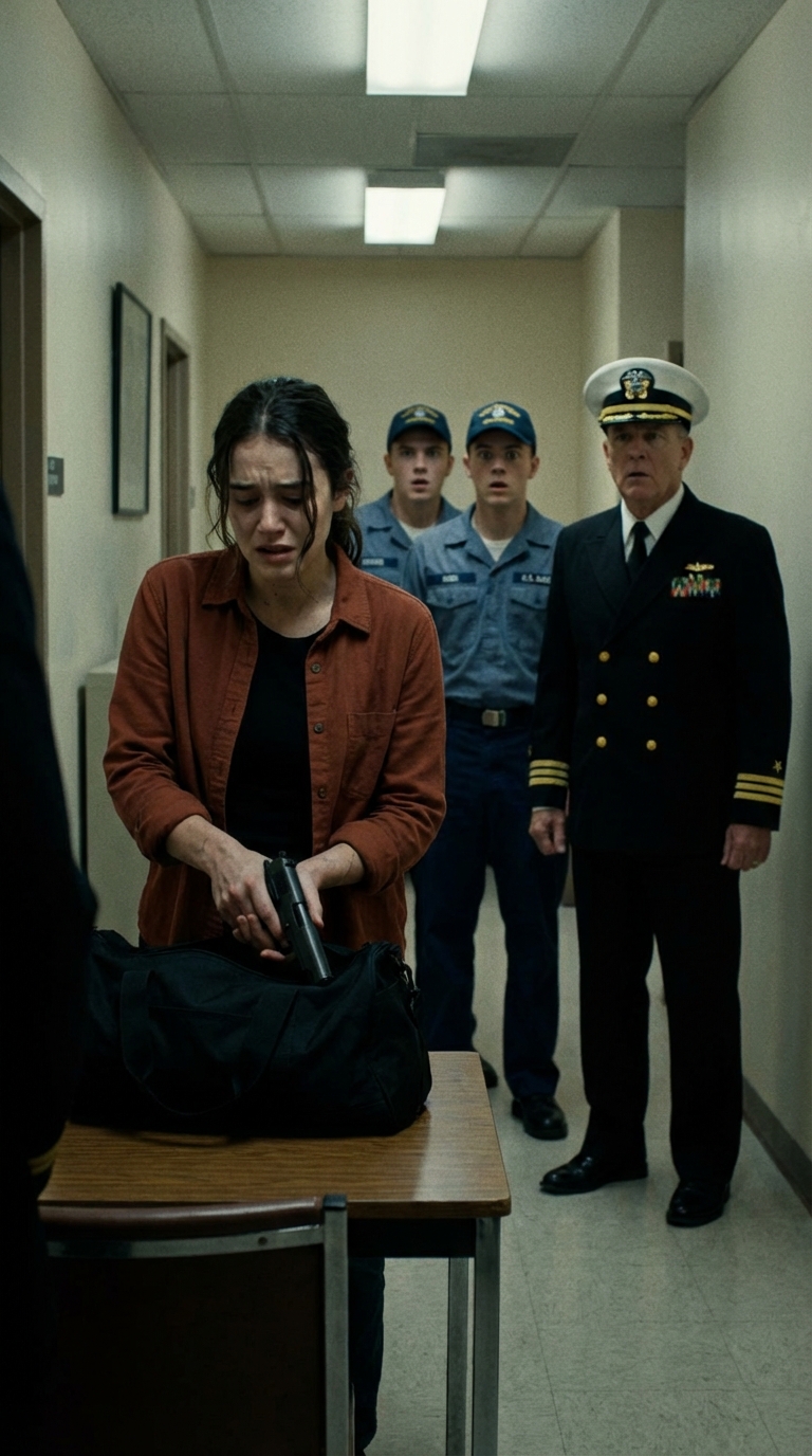 Los cadetes registraban las mochilas al azar cuando encontraron…