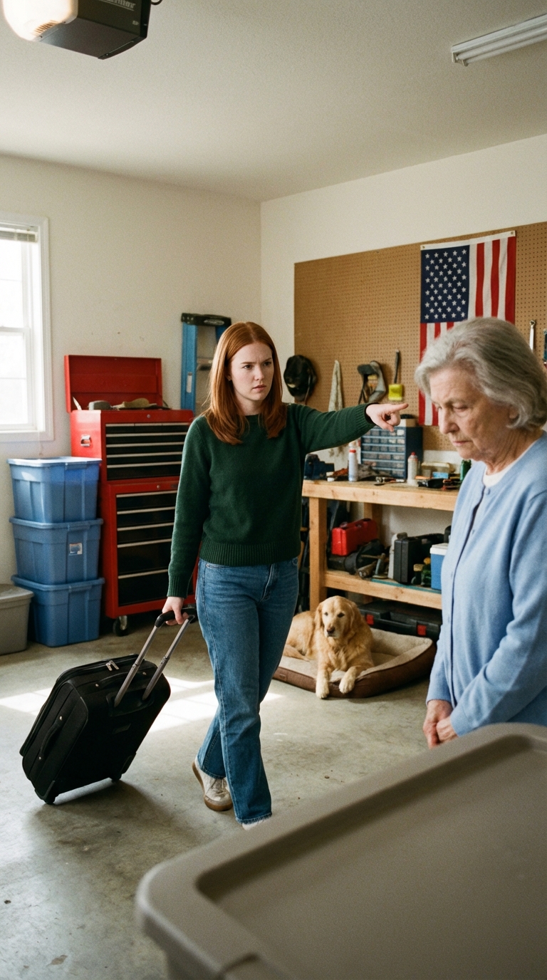 Azon a napon, amikor a férjem meghalt, a menyem bepakolta a táskáimat a garázsba – mit sem sejtve a 19 millió dollárról és a villáról, amit rám hagyott. Azon az estén azt mondta: „Mostantól a garázsban alszol.” Közvetlenül mellette állt az ágy az elkényeztetett kutyájának. Csak elmosolyodtam, és halkan válaszoltam: „Rendben” – mert fogalma sem volt, hogy át fogom írni a szabályokat. Mire rájött… már minden megváltozott. – Hírek