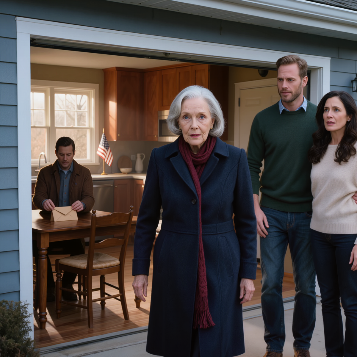 Poikani sanoi, että pärjäisin kyllä ​​autotallissa nukkuessani: ”Ole siellä vain hetki, äiti. Vain hetki. Autotalli antaa kaikille vähän enemmän tilaa.” Vietin siellä kaksi jäätävää yötä keskellä Pennsylvanian talvea. Kolmantena yönä kävelin takaisin keittiöön… kirjekuori kädessäni. – Uutiset