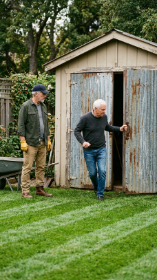 Felbéreltem valakit, hogy lenyírja a füvet, amíg a lányom távol volt. Körülbelül egy órával később felhívott: „Uram… van még valaki a házában?” Még csak rá sem kérdezhettem, amikor folytatta: „Sírást hallok… a pincéjéből. Az nem tévé.” Abban a pillanatban megértettem: a házam talán rejteget valamit, amiről eddig nem tudtam. – Hírek