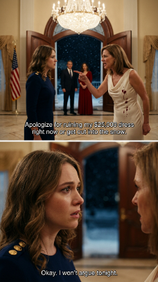 A Hamptonsban rendezett karácsonyi gálán véletlenül bor ömlött a nővérem ruhájára, mire 50 vendég előtt pofon vágott, és azt kiabálta: „Tönkrement a 25 000 dolláros ruhám!”; apám még az ajtót is kivágta a hóba, és hidegen azt mondta: „Kérj bocsánatot a nővéredtől, vagy tűnj el innen.” Szó nélkül elmentem… de másnap reggel pontosan 8-kor az egész családom hirtelen elvesztette a nyugalmát – Hírek