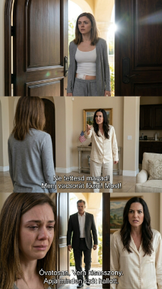 Alig értem vissza a Santa Fe-i házba a sürgősségi műtét után, még mindig a gyomromhoz kapaszkodva és az ajtónak dőlve, amikor a nővérem minden szót kimondott: „Hány óra van most? Ne színlelj, menj be a konyhába, és készíts vacsorát most azonnal.” Úgy pillantott a kötéseimre, mintha csak későn érkező bérelt segítő lennék, egészen addig, amíg a mögöttem álló magas férfi teljesen ki nem lépett a fénybe. – Hírek