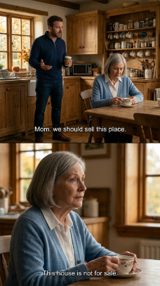 „Most, hogy a férjed meghalt, eladhatjuk ezt a házat.” – mondta ezt a fiam ott a konyhában, a kávéját a kezében tartva, mintha egy régi bútorról beszélne, majd a falakra, a mennyezetre, az udvarra mutatott, és azt mondta, hogy a ház, amiben 51 évig laktam, túl nagy. De amikor azt mondta, hogy a régi fotókat el kell távolítani, hogy a vevők el tudják képzelni az életüket itt, tudtam, hogy valamit rosszul mért fel. – Hírek