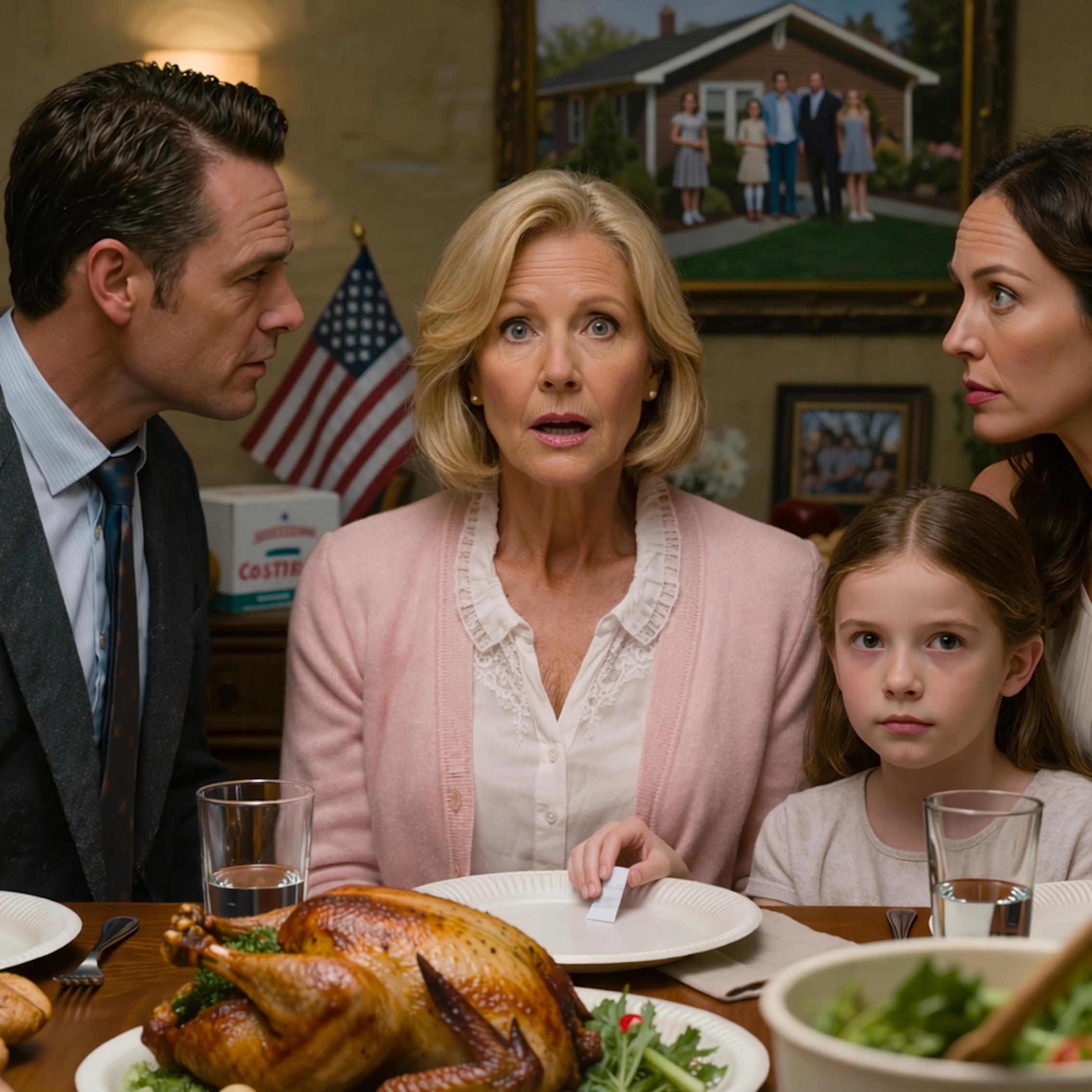 Podczas kolacji moja wnuczka cicho położyła na moim talerzu karteczkę z napisem: „Babciu, udawaj, że źle się czujesz i wyjdź natychmiast. Nie zadawaj żadnych pytań”. Byłam zdezorientowana, ale w jej twarzy było coś, co sprawiło, że jej zaufałam i zrobiłam dokładnie to. Dziesięć minut później…